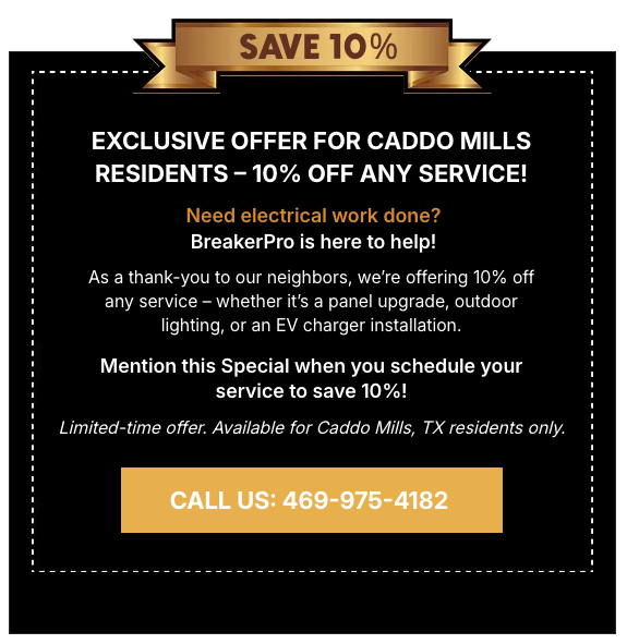 Caddo Mills TX Electrician Electrical services in Caddo Mills